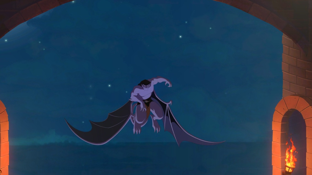Disney Gargoyles Remastered Goliath flying