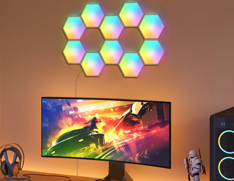 Read more about the article Illuminate Your Gaming Setup With Govee’s New Glide Hexa Light Panels, G1 Pro Gaming Light