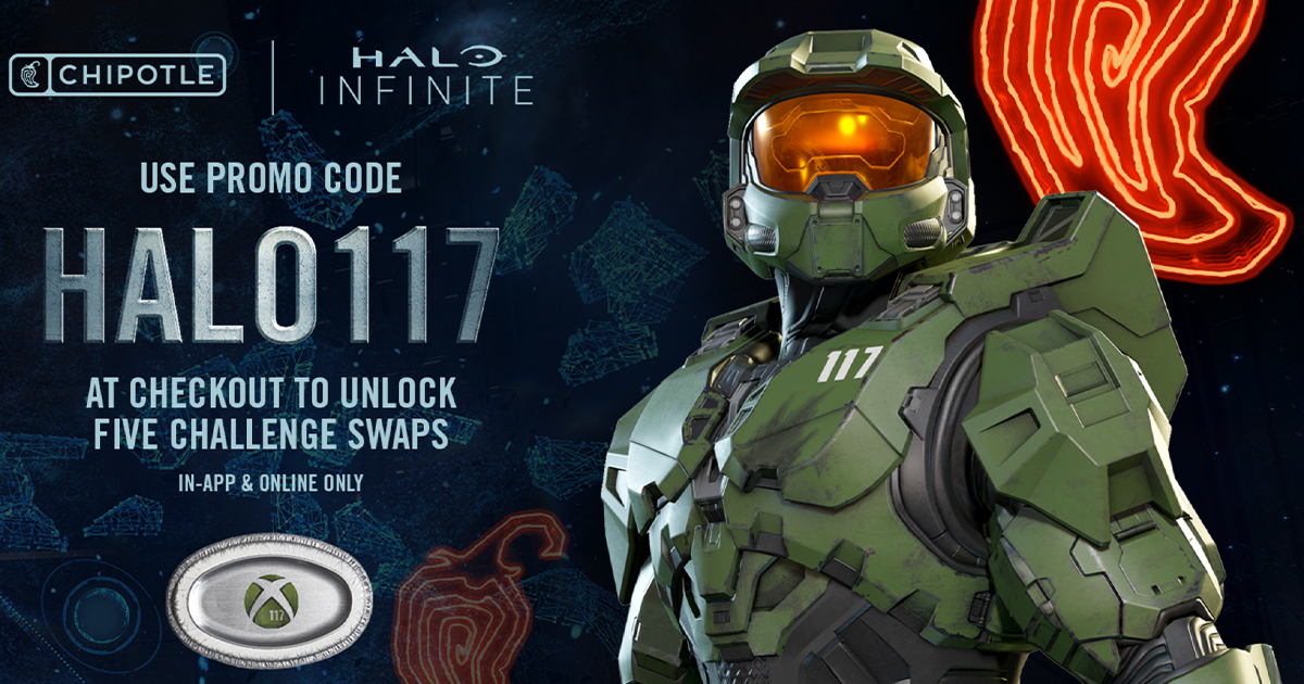 Read more about the article Chipotle Partners With Halo Infinite Offering Points For Challenge Swaps