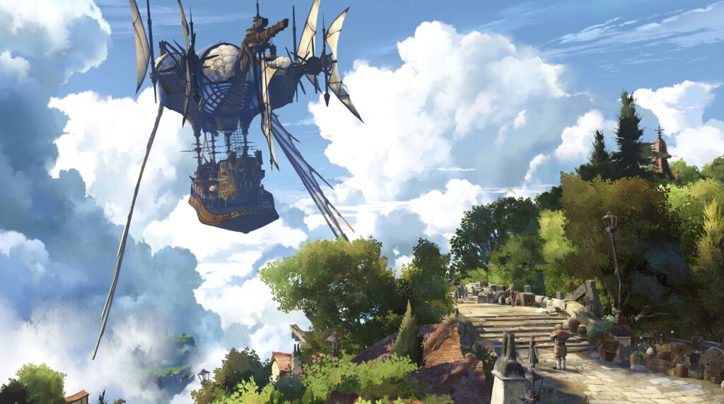 Granblue Fantasy: Relink ship in sky