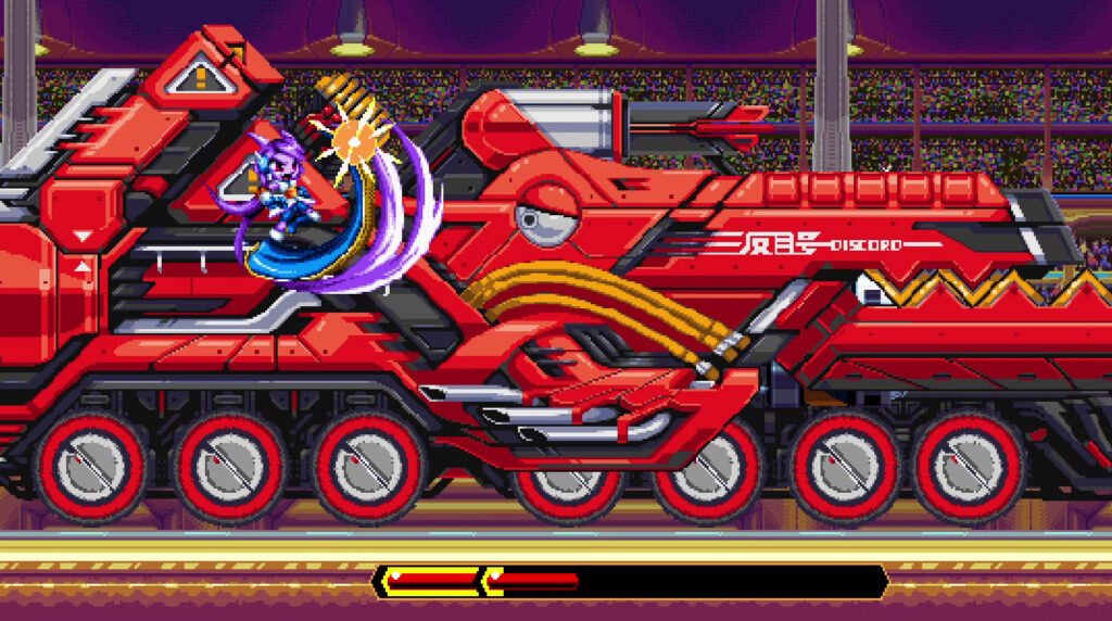 Freedom Planet 2 red train boss